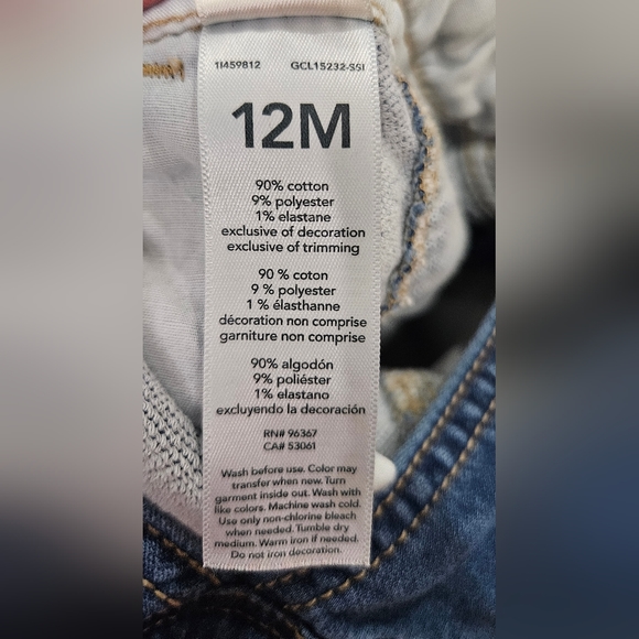 Bab B'gosh jean overalls - Picture 4 of 5